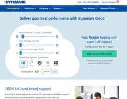 Bytemark Hosting logo