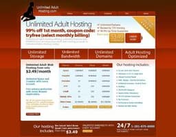 Unlimited Adult Hosting logo